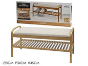 GT PANCA CON SCARPIERA 90X34XH45CM 