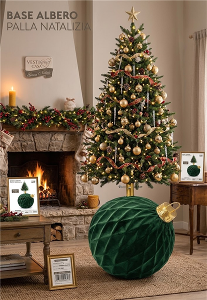 GT BASE ALBERO PALLA XMAS 44,5XH46CM 