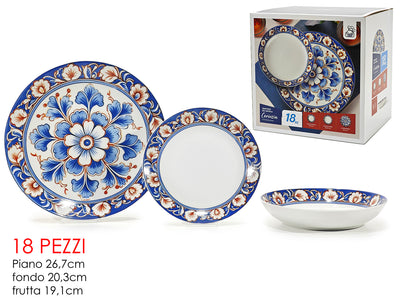 GT SERVIZIO PIATTI 18PZ CORINZIA IN PORCELLANA