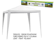 GT GAZEBO 3X3MT BIANCO POLIETILENE 