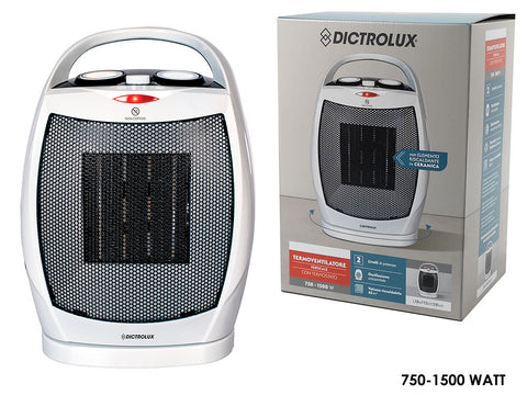 GT TERMOVENTILATORE CERAMICA 1500W CON OSCILLAZIONE DICTROLUX