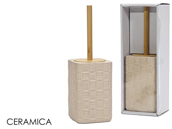 GT PORTASCOPINO 11X11XH33CM ROSA SET BAGNO MODELLO BOTTEGA