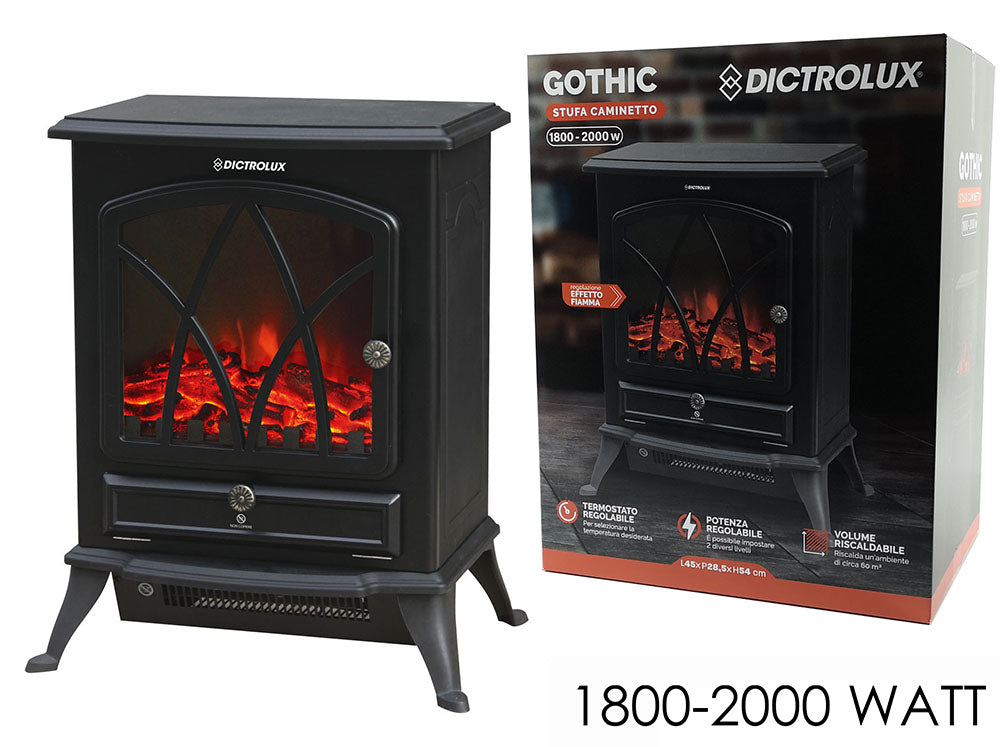 GT CAMINETTO GOTHIC 1800-2000W DICTROLUX