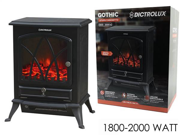 GT CAMINETTO GOTHIC 1800-2000W DICTROLUX 