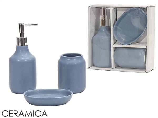 GT SET BAGNO 3PZ PETROLIO 
