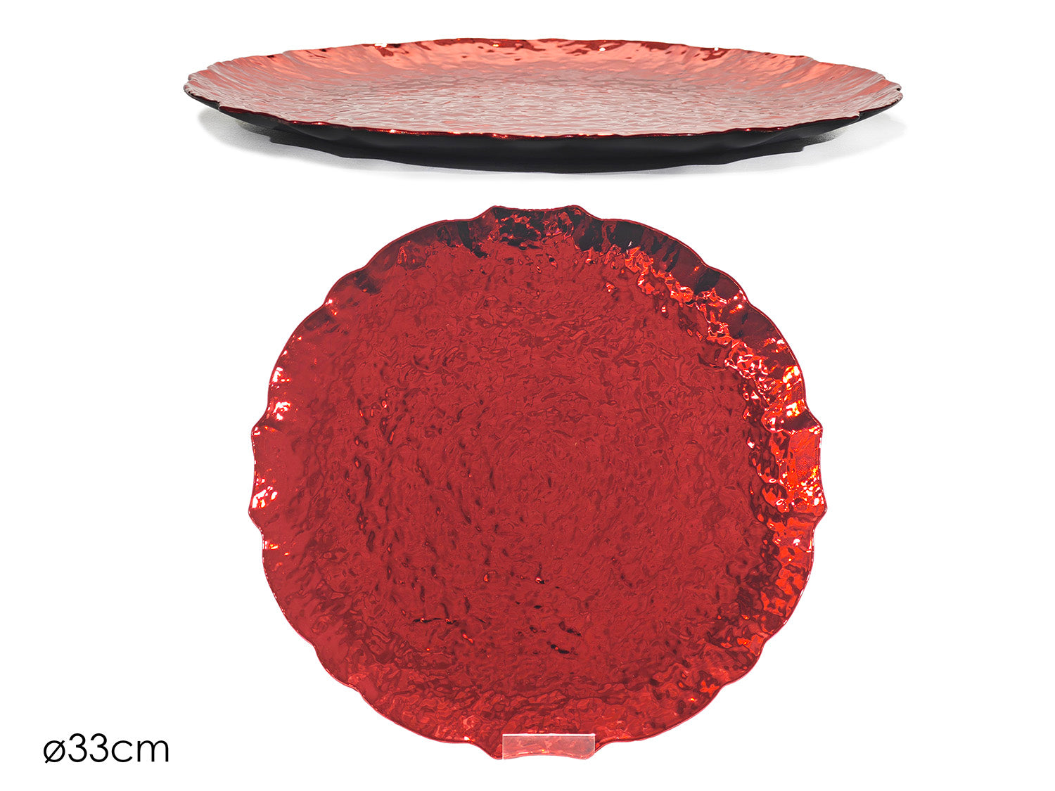 GT SOTTOPIATTO NATALE DM.33 ROSSO