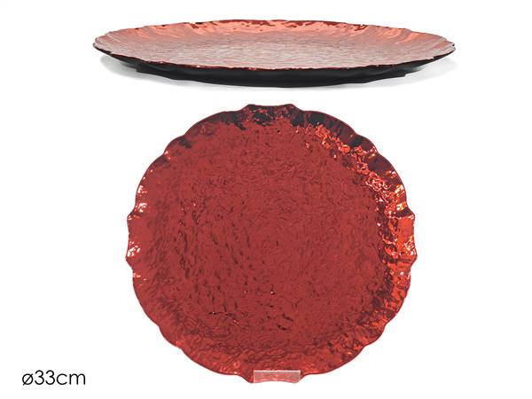 GT SOTTOPIATTO NATALE DM.33 ROSSO 