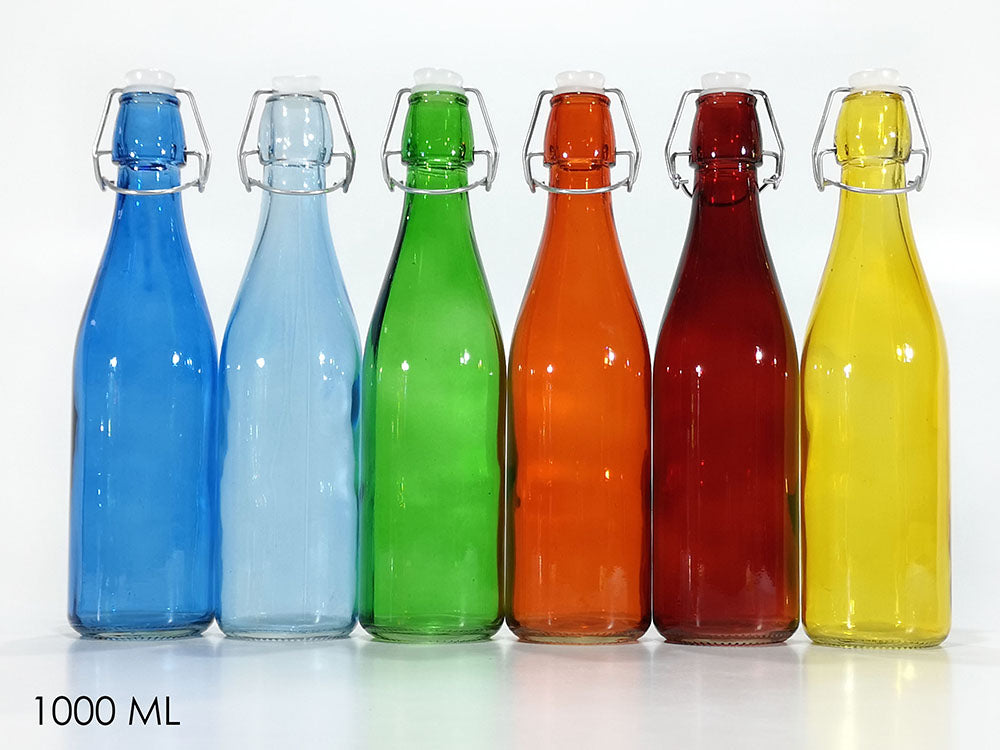 GT BOTTIGLIA 1LT C/TAPPO ERMETICO 6ASS