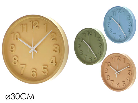 GT OROLOGIO DA MURO 30CM ASS
