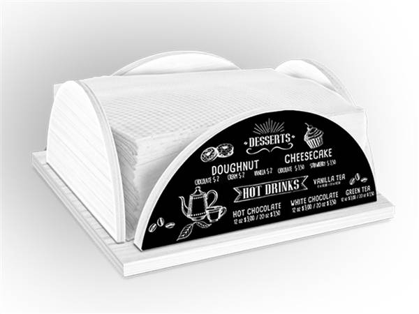 LUPIA PORTATOVAGLIOLI WHITE BLACKBOARD 