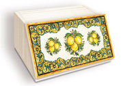LUPIA PORTAPANE SHABBY 30X40X20 LEMON 