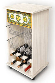 LUPIA CARRELLO P/FRUTTA 40X45 H.85 LEMON 