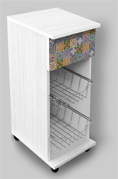 LUPIA CARRELLO MULTISERVICE 29X39X65 TILES WHITE