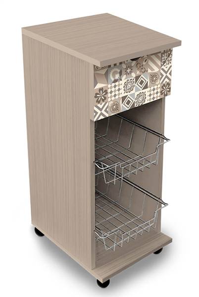 LUPIA CARRELLO MULTISERVICE 29X39X65 TILES VINTAGE