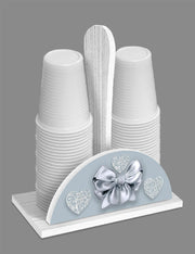 LUPIA PORTABICCHIERI WHITE FIOCCO GREY