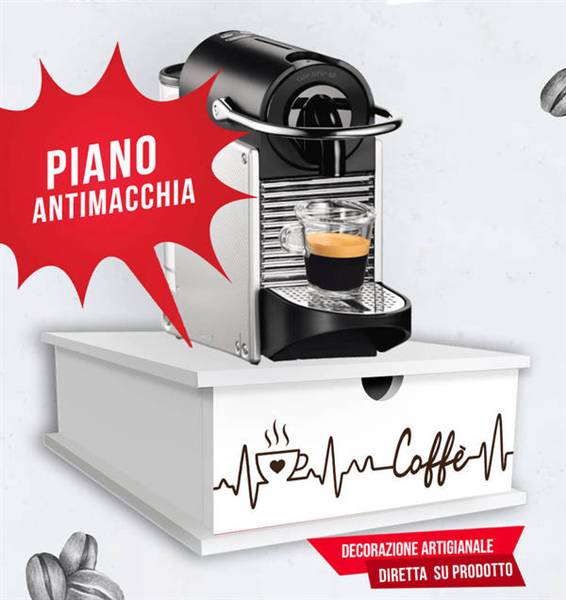 LUPIA PORTACAPSULE WHITE CAFFE' RHYTHM 27X33X11CM