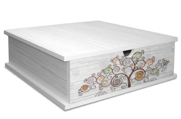 LUPIA PORTACIALDE WHITE 33X33X11CM TREE 