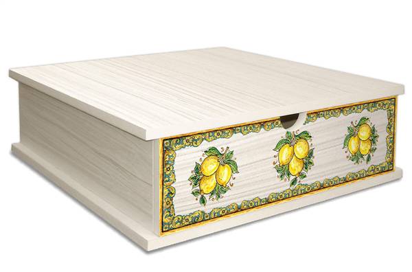 LUPIA PORTACIALDE SHABBY 33X33X11CM LEMO 
