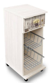 LUPIA CARRELLO MULTISERVICE 29X39X65 YELLOW ROSE SHABBY