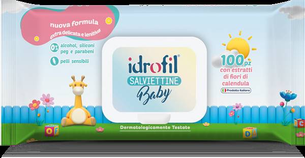 IDROFIL SALVIETTINE 100PZ CALENDULA 