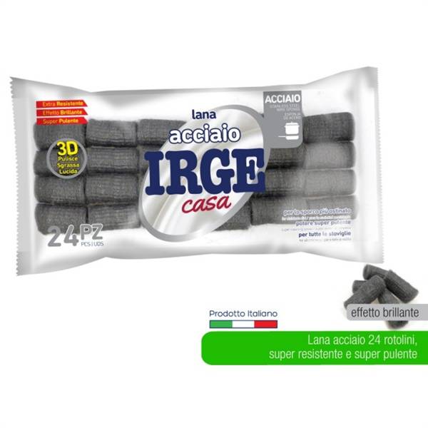 IRGE LANA ACCIAIO 24 ROT 100GR 
