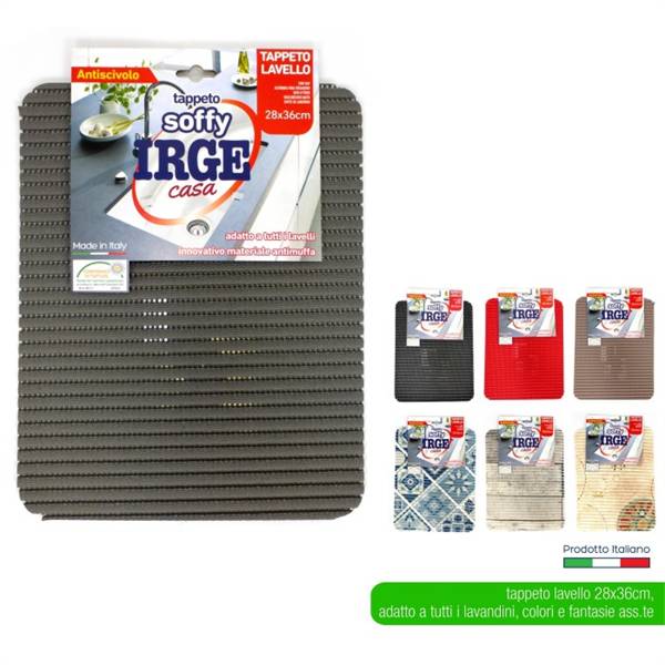 IRGE TAPPETO LAVELLO SOFFY 28X38CM 