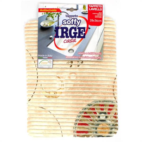 IRGE TAPPETO LAVELLO SOFFY 28X38CM 