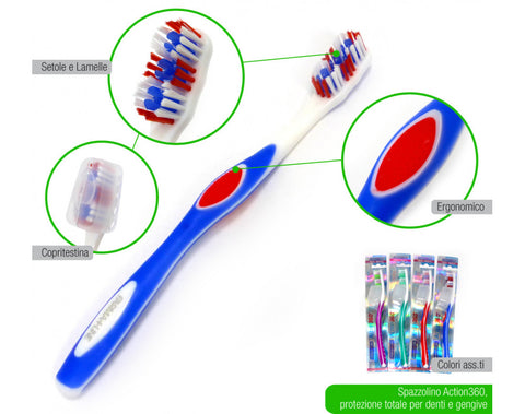 FARMALINE SPAZZOLINI DENTI ACTION 360