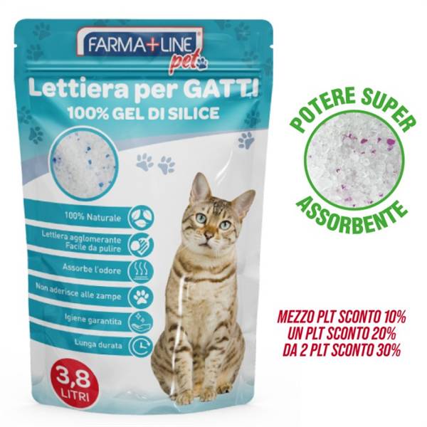 IRGE LETTIERA PER GATTI IN GEL DI SILICE 