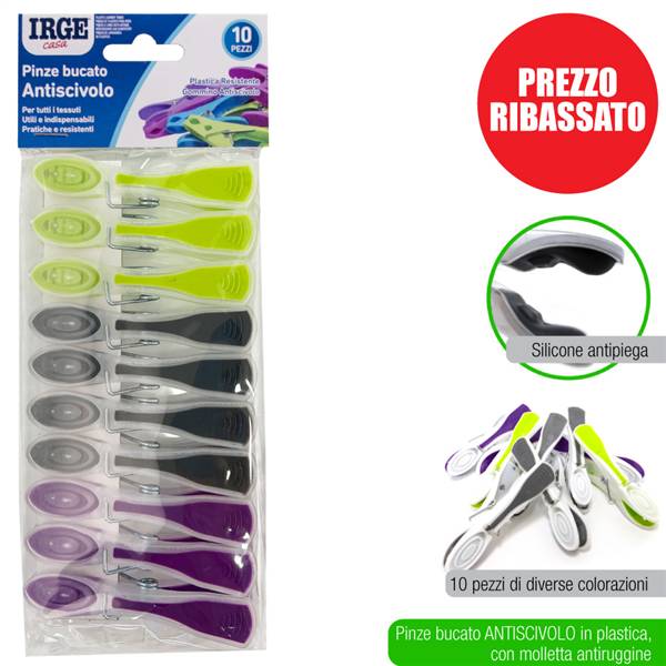 IRGE PINZE BUCATO 10PZ 