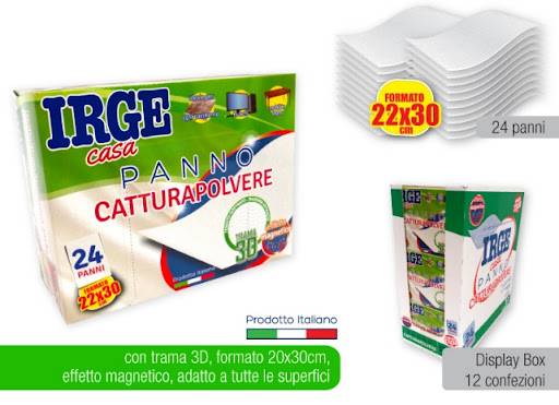 IRGE PANNO CATTURAPOLV 24PZ 22X30 