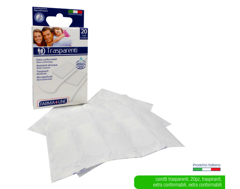 FARMALINE CEROTTI 20PZ MEDI TRASP