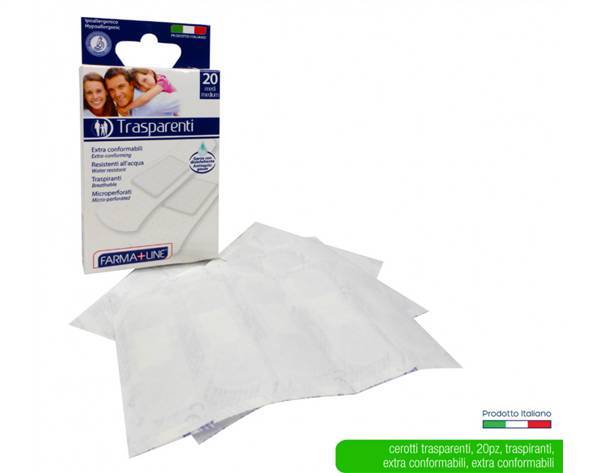 FARMALINE CEROTTI 20PZ MEDI TRASP 
