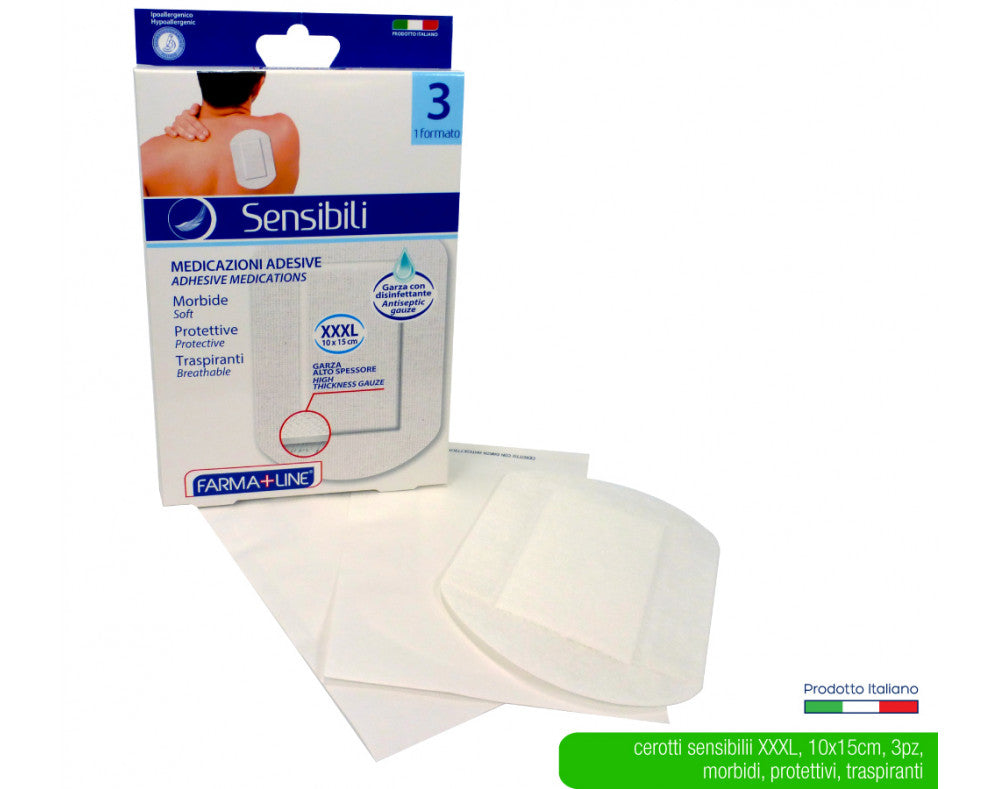 FARMALINE CEROTTI TNT ALTA PROT 3PZ