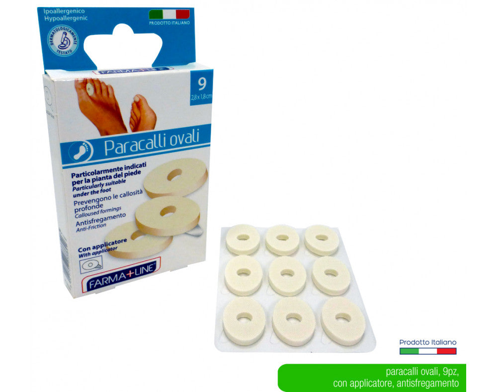 FARMALINE CEROTTI PARACALLI OVALI 9PZ