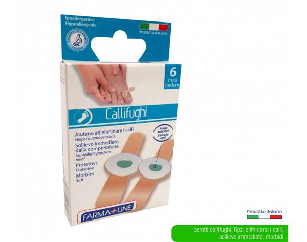 FARMALINE CEROTTI CALLIFUGHI 6PZ