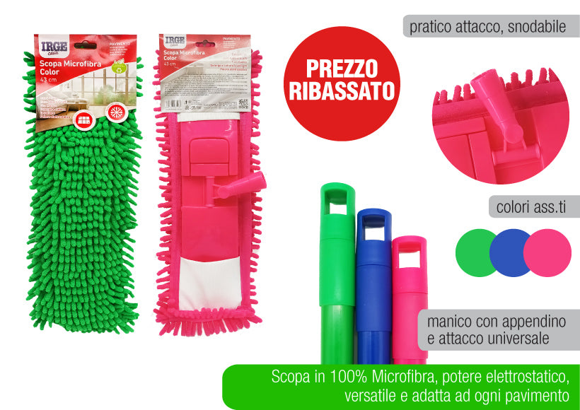 IRGE SCOPA MICROFIBRA C/MANICO
