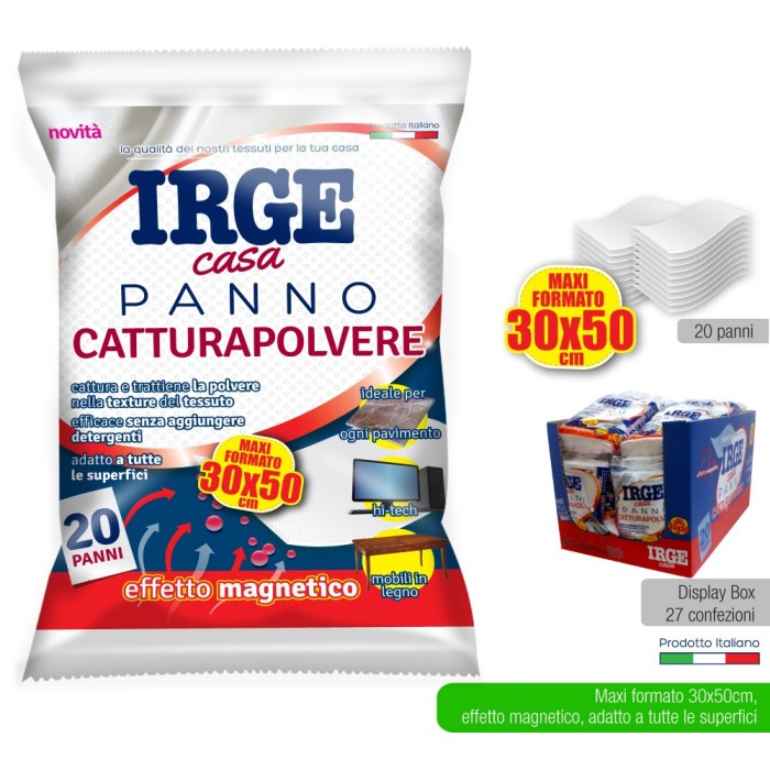 IRGE PANNO CATTURAPOLV 20PZ 30X50