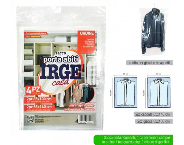 IRGE SALVA GIACCHE E CAPPOTTI 4PZ 