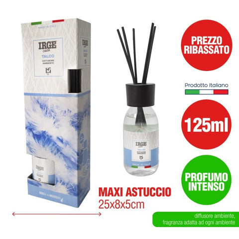IRGE DEO DIFFUSORE AMB 125ML TALCO - Infinity Home Store