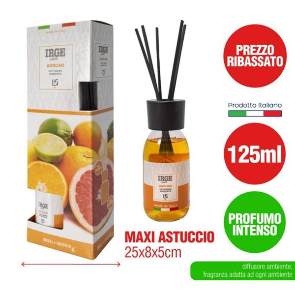IRGE DEO DIFFUSORE AMB 125ML AGRUMI 