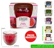 IRGE CANDELA VETRO A RIGHE