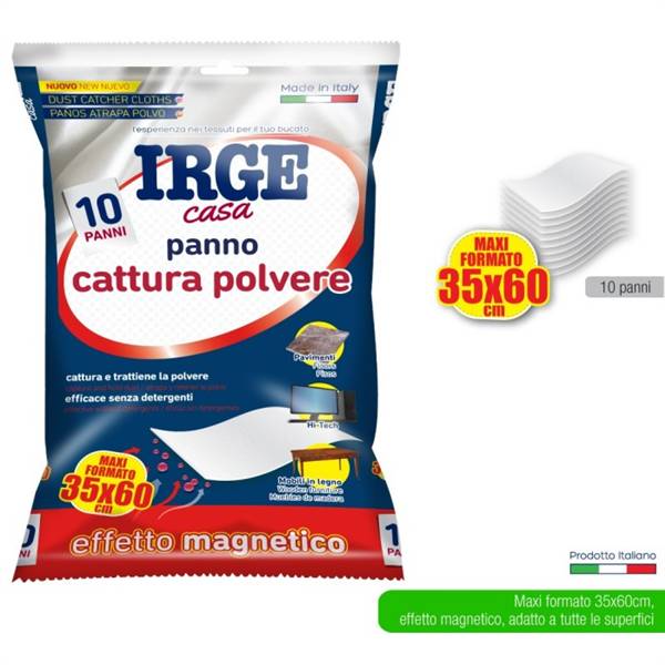 IRGE PANNO CATTURAPOLV 10PZ 35X60 