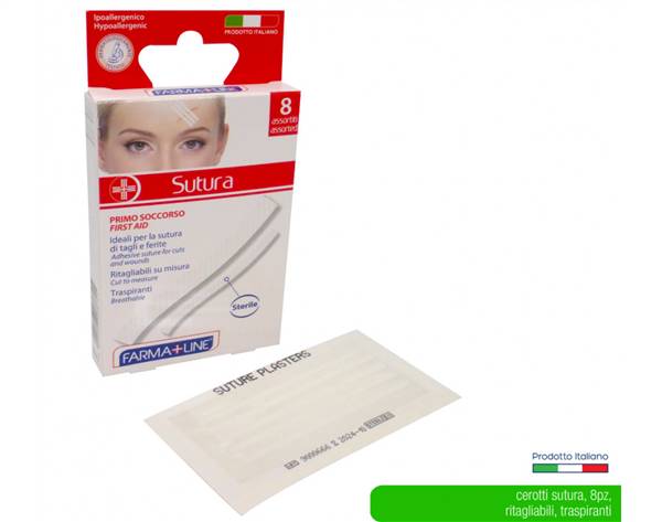 FARMALINE CEROTTI SUTURA 8PZ 
