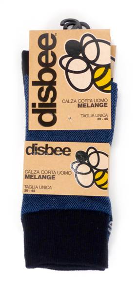 DISBEE CALZA UOMO 3PZ MELANGE T.U. CORTA 