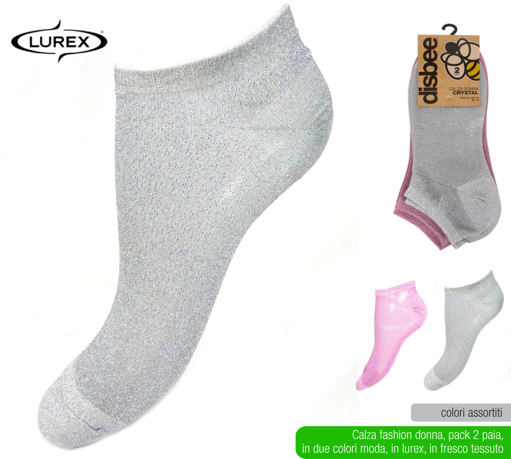 DISBEE CALZA DONNA CRYSTAL 2PZ TG 36-41