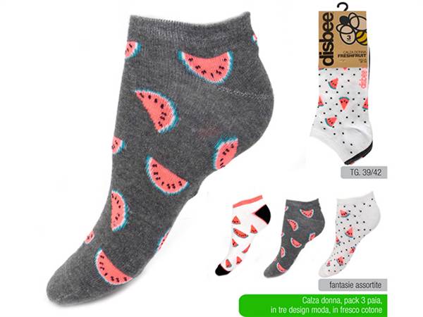 DISBEE CALZA DONNA FRESHSFRU 3PZ TG39-42 