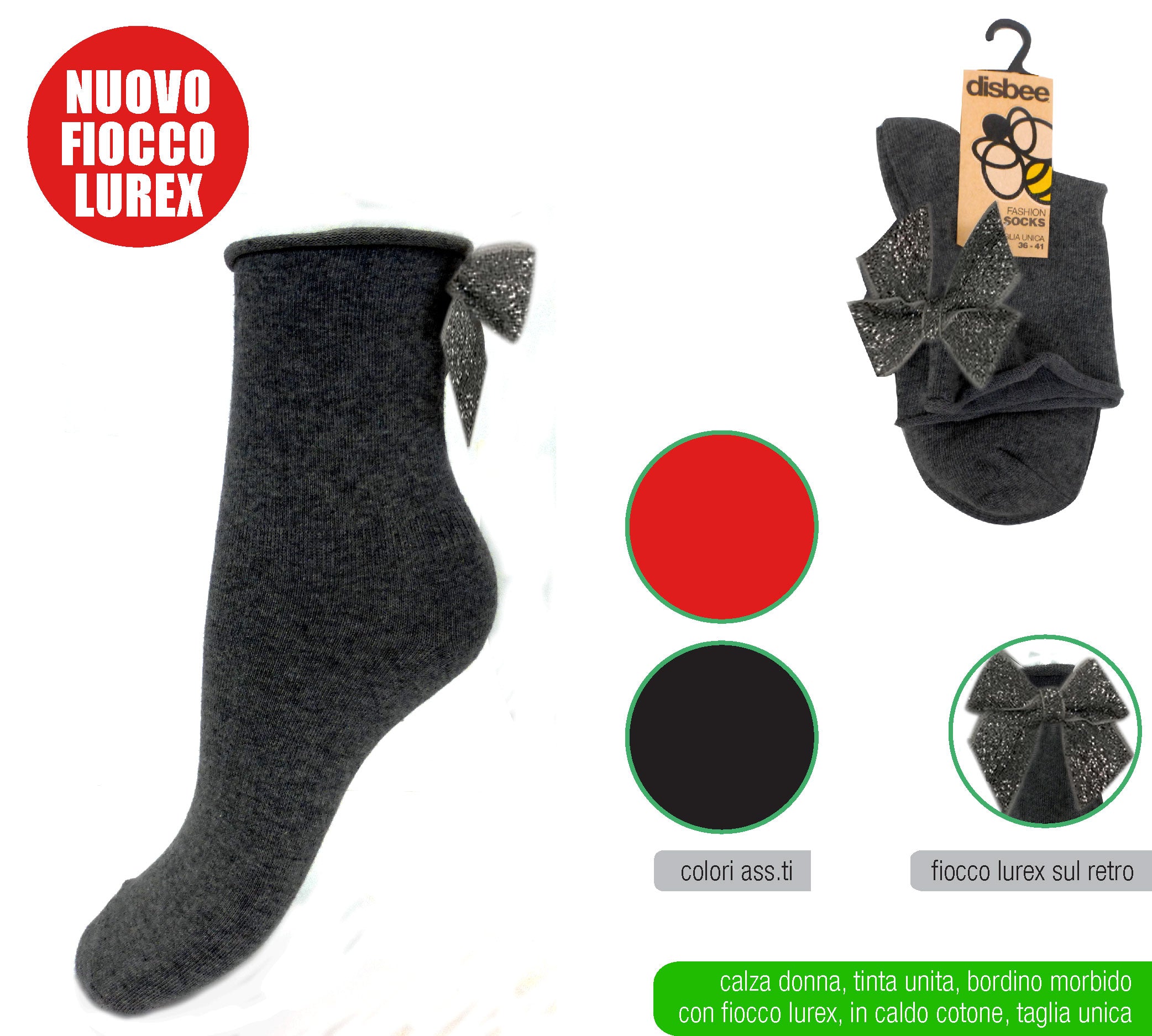 DISBEE CALZA DONNA BUTTERFLY