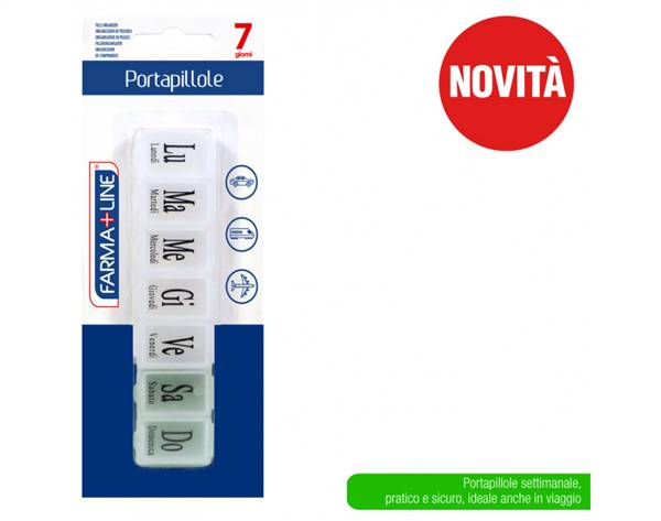 FARMALINE PORTA PILLOLE SETTE GIORNI 