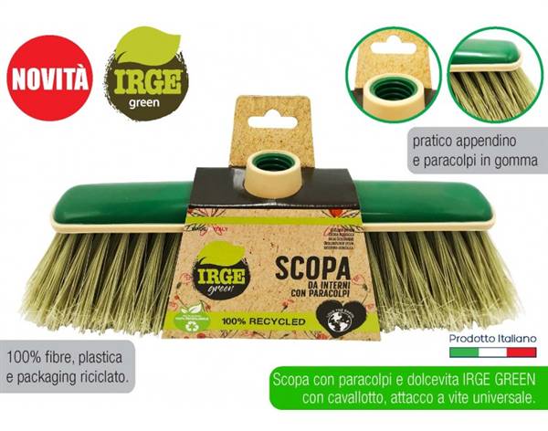 IRGE GREEN SCOPA C/PARACOLPI E DOLCEVITA 